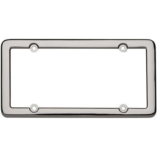 Chrome METAL License Plate Frame ENGLAND CURSIVE Auto Accessory 1247